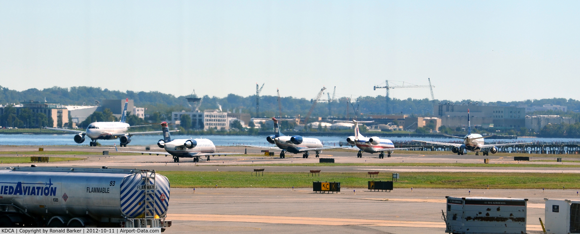 Ronald Reagan Washington National Airport (DCA) - Line up for takeoff