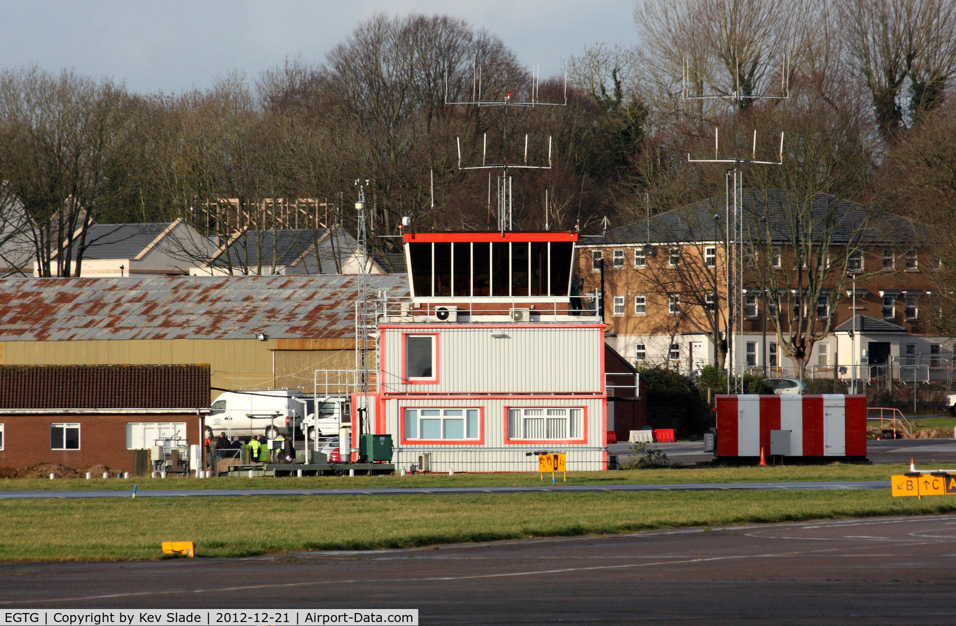 Bristol Filton Airport, Filton, England United Kingdom (EGTG) - The ATC at Filton 45 minutes before the airfield closed for good. Over the next few years the site will become a housing estate and retail park. Thankfully a small piece of history will remain when a museum is opened on site to show off the last Concorde 