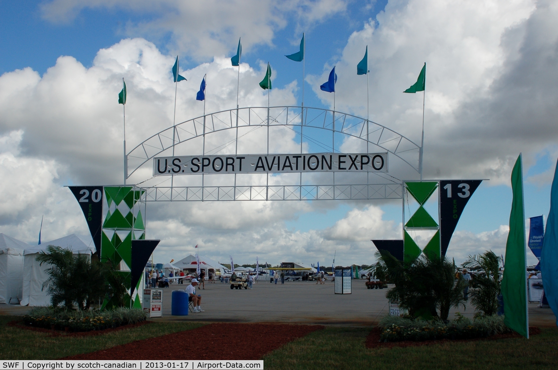 Stewart International Airport (SWF) - Entrance to the US Sport Aviation Expo, Sebring Regional Airport, Sebring, FL