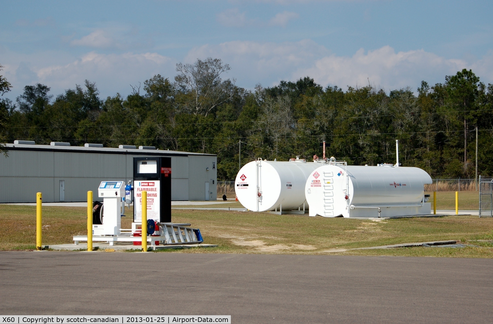 Williston Municipal Airport (X60) - Self Serve Fuel at Williston Municipal Airport, Williston, FL 