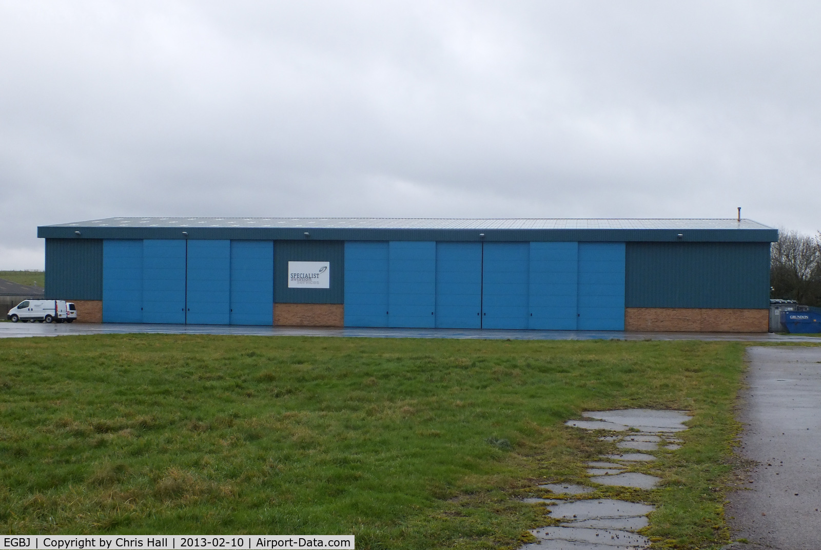 Gloucestershire Airport, Staverton, England United Kingdom (EGBJ) - Specialist Aviation Services hangar at Gloucestershire Airport