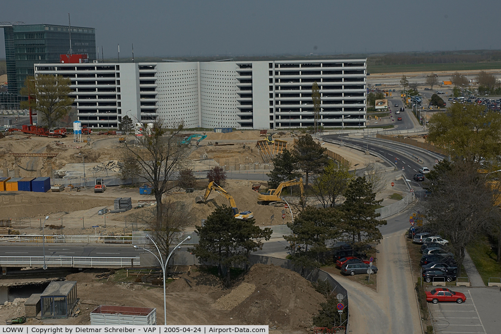 Vienna International Airport, Vienna Austria (LOWW) - Construction site of new Termial, which was opened in 2012