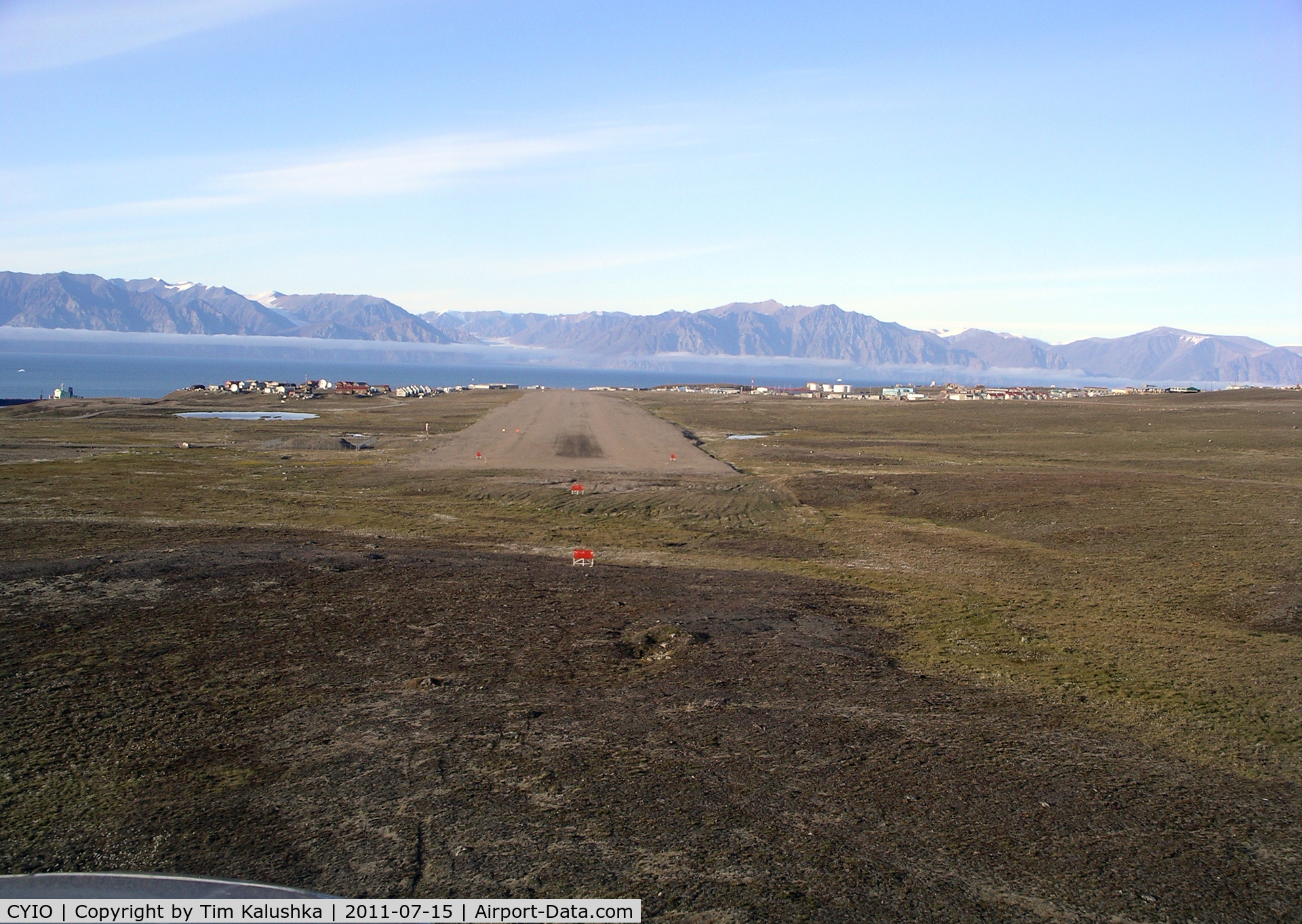 Pond Inlet Airport, Pond Inlet, Nunavut Canada (CYIO) - Final for runway 02 Pond Inlet
