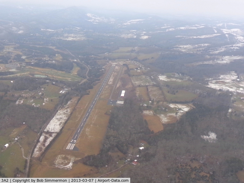 New Tazewell Municipal Airport (3A2) - Looking west