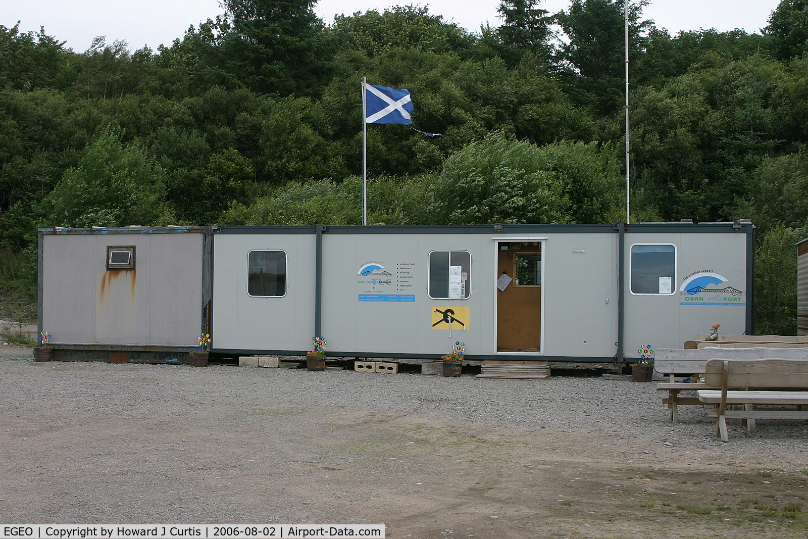 Oban Airport, Oban, Scotland United Kingdom (EGEO) - The old airport administration building/offices.