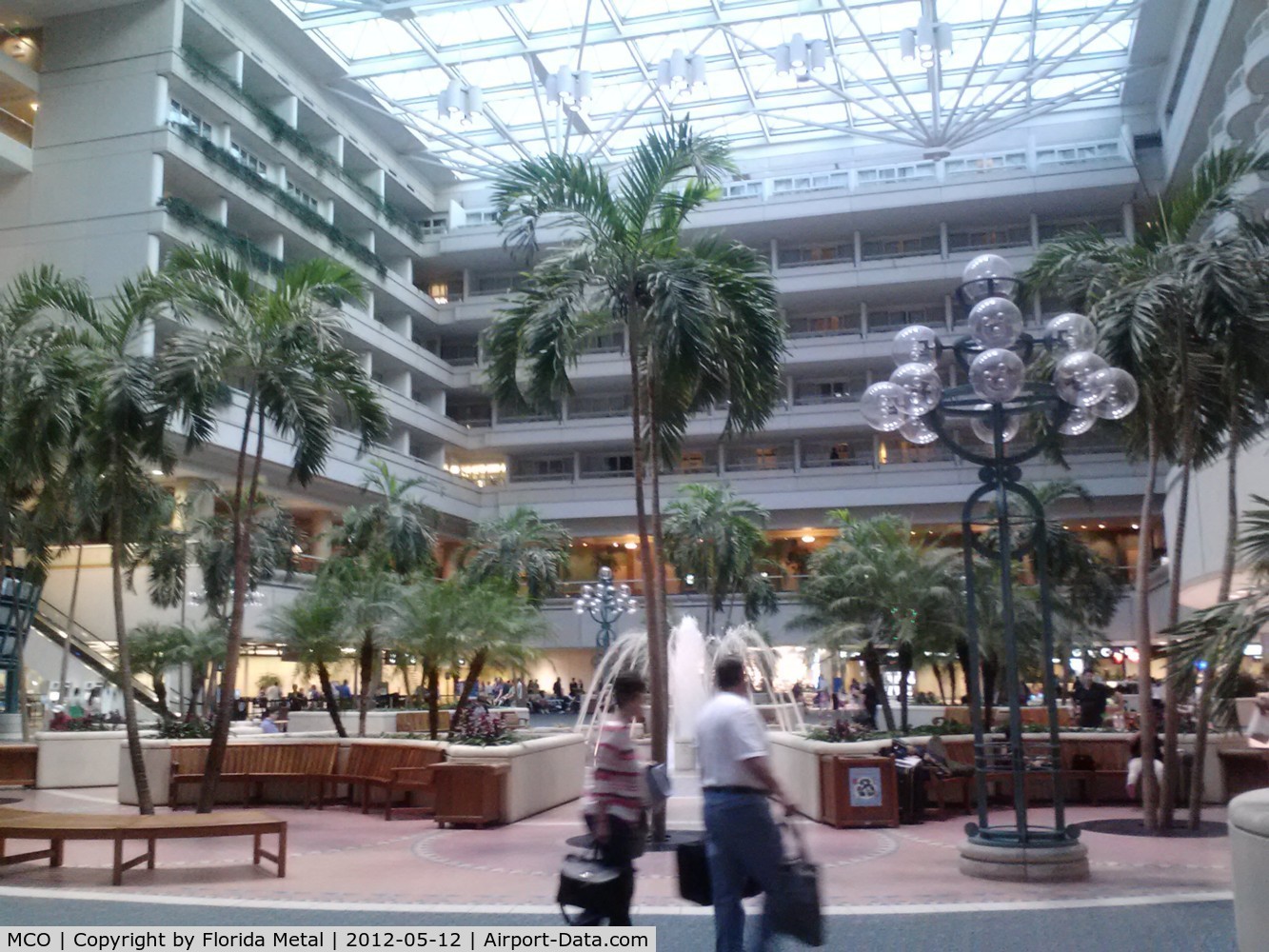 Orlando International Airport (MCO) - Hyatt Atrium area of Orlando Airport