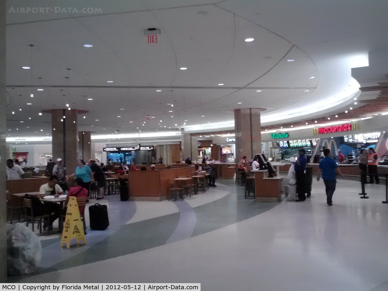 Orlando International Airport (MCO) - Food court area of Orlando Airport