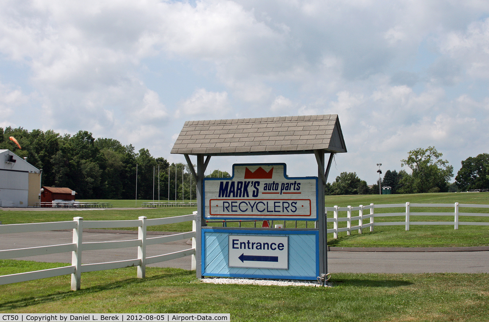 Marks Heliport (CT50) - This small business is located just off the periphery of Bradley International Airport.