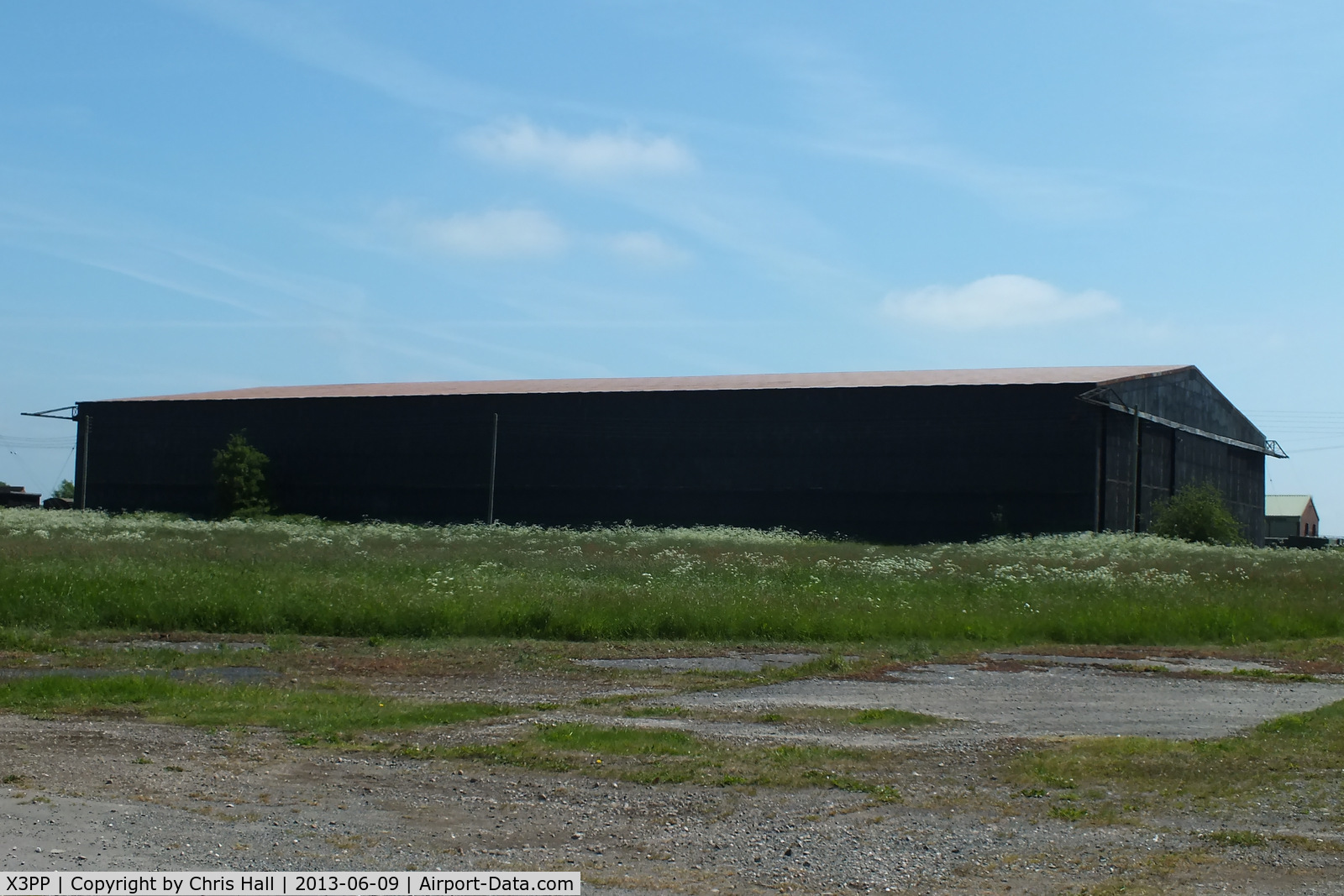 X3PP Airport - one of four surviving T2 hangars at the former RAF Peplow, which was also know as:	HMS Godwit II / RAF Child's Ercall / RNAS Peplow. It was in use between 1941 and 1949