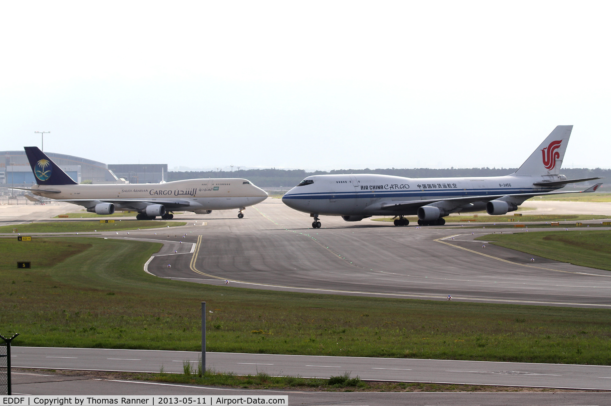 Frankfurt International Airport, Frankfurt am Main Germany (EDDF) - Two Boeing 747BCFs
