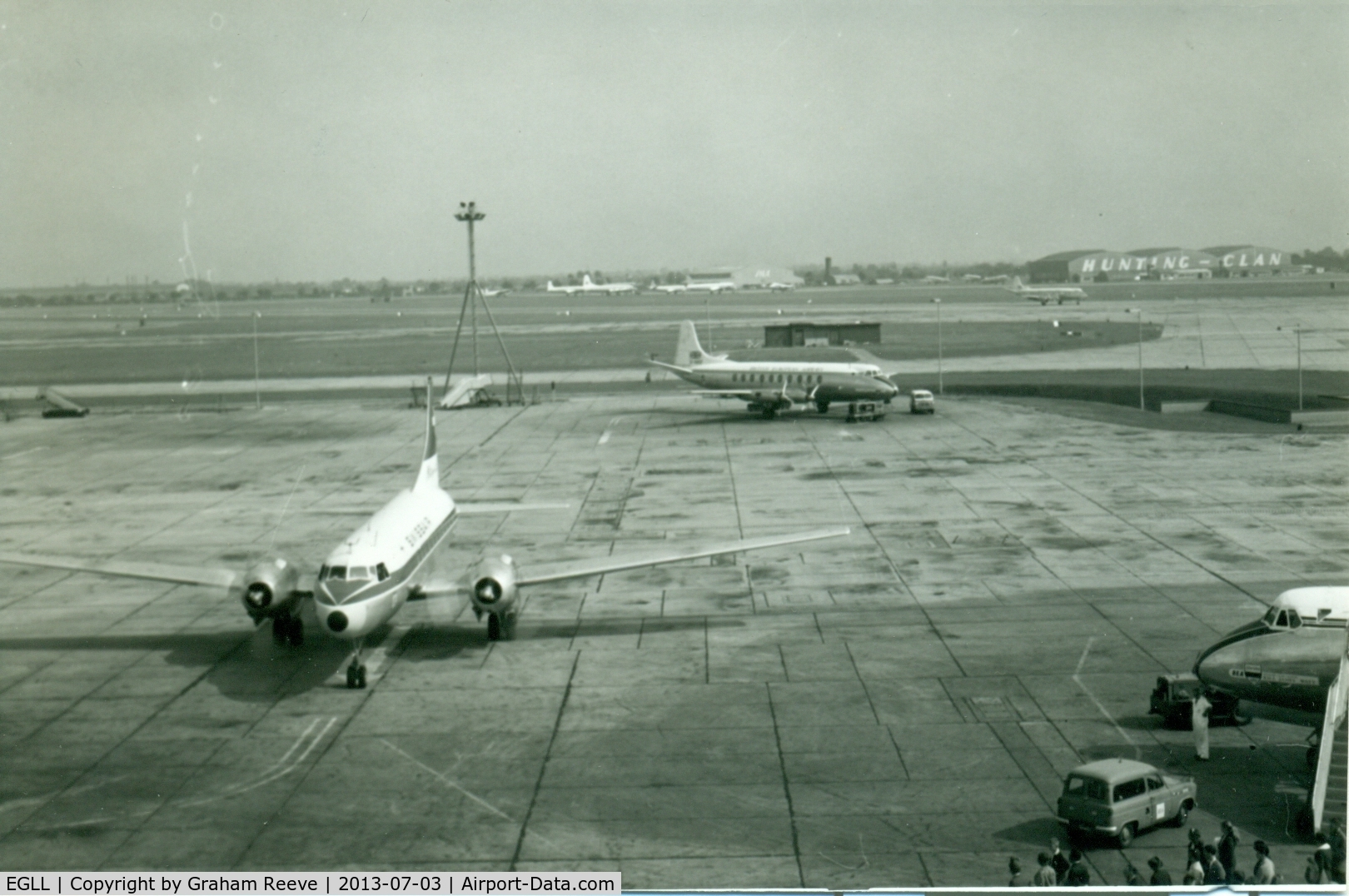 London Heathrow Airport, London, England United Kingdom (EGLL) - Heathrow in the 1950's