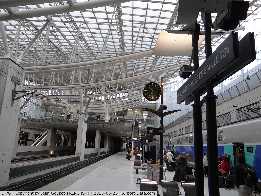 Paris Charles de Gaulle Airport (Roissy Airport), Paris France (LFPG) - CDG TGV station