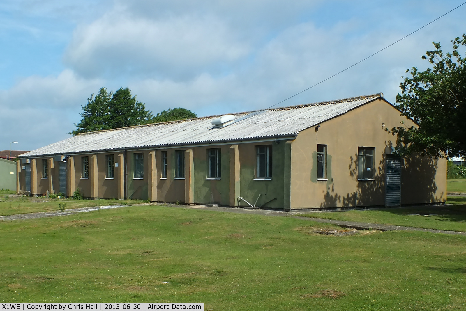 X1WE Airport - one of the many remaining RAF buildings at Weston on the Green