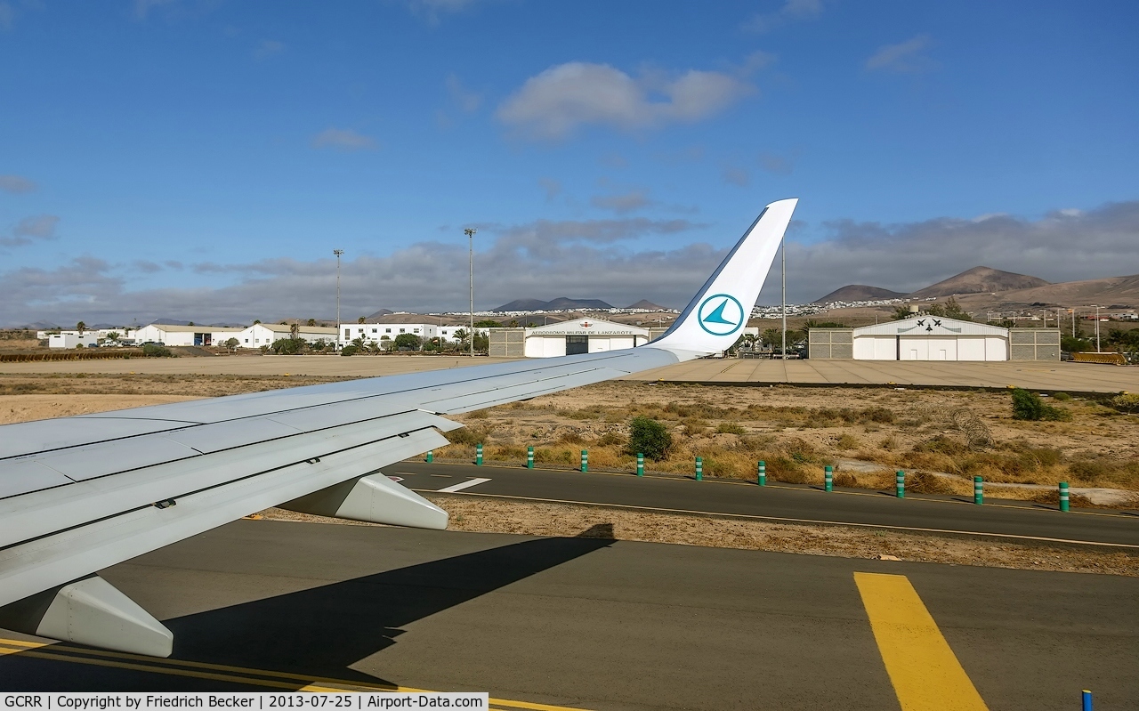 Arrecife Airport (Lanzarote Airport), Arrecife Spain (GCRR) - Military ramp at Arrecife Airport