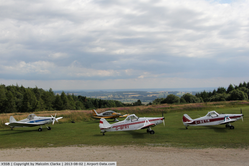 X5SB Airport - View across the beautiful Vale of York. During The Northern Regional Gliding Competition, Sutton Bank, North Yorks, August 2 2013