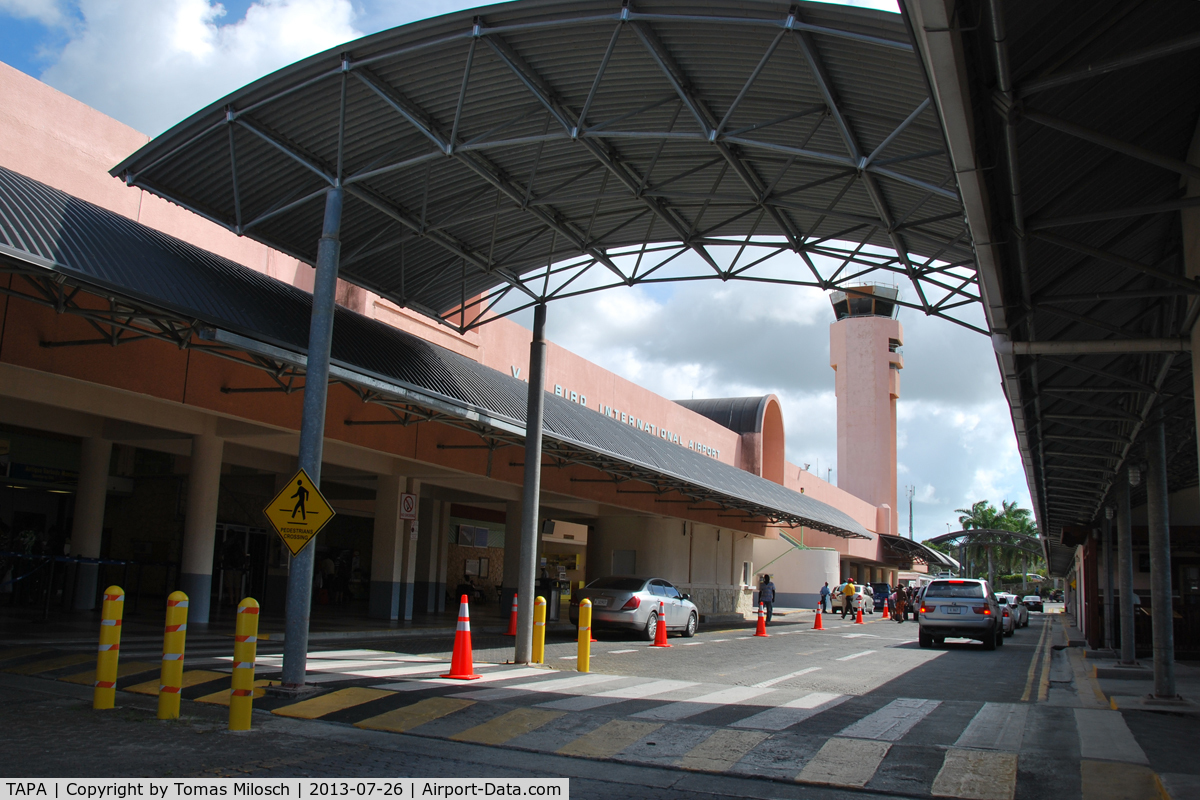 VC Bird International Airport, Saint John's, Antigua Antigua and Barbuda (TAPA) - The airport's main building in St. John's