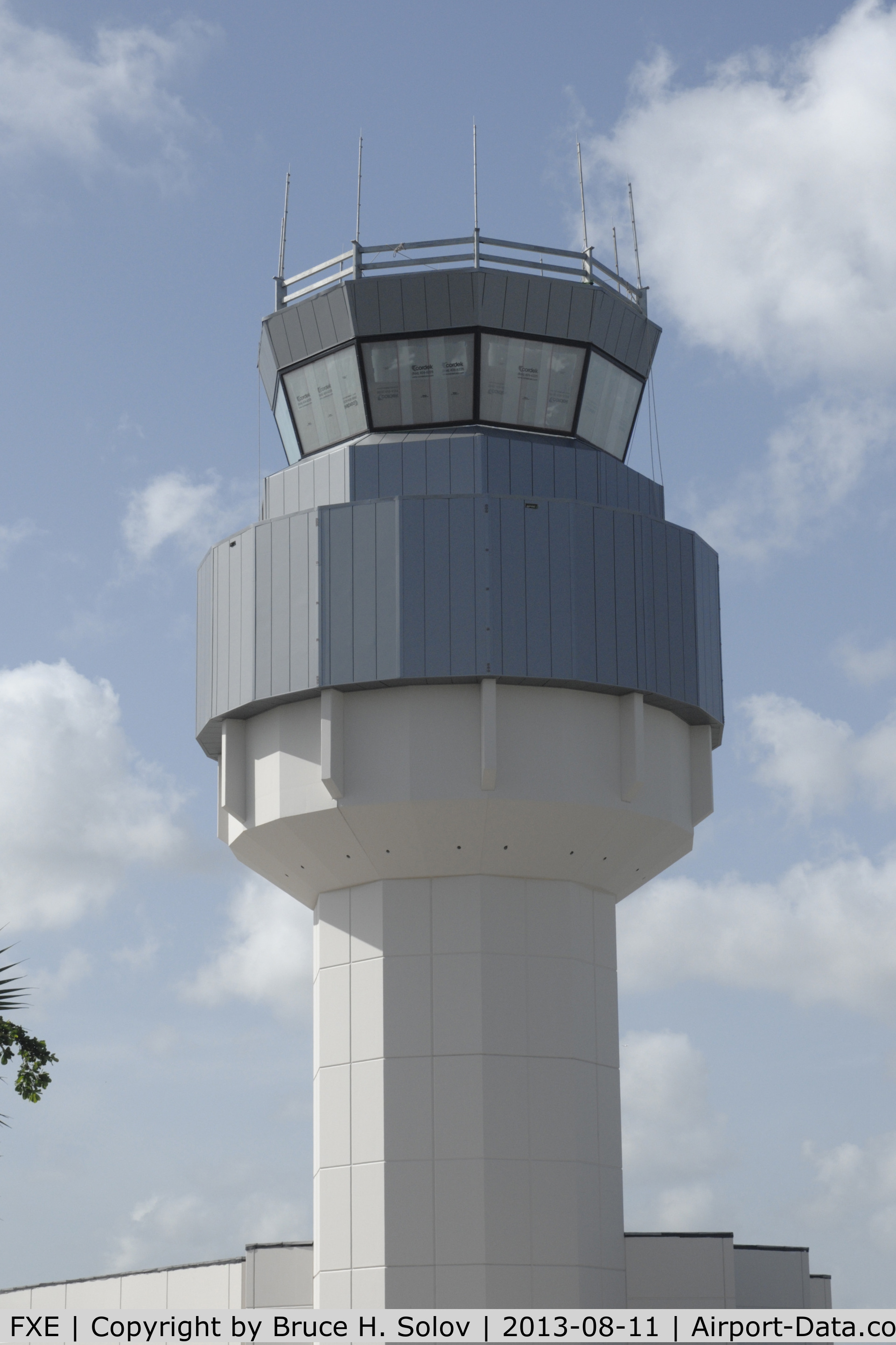 Fort Lauderdale Executive Airport (FXE) - New ATC Tower under construction...showing progress