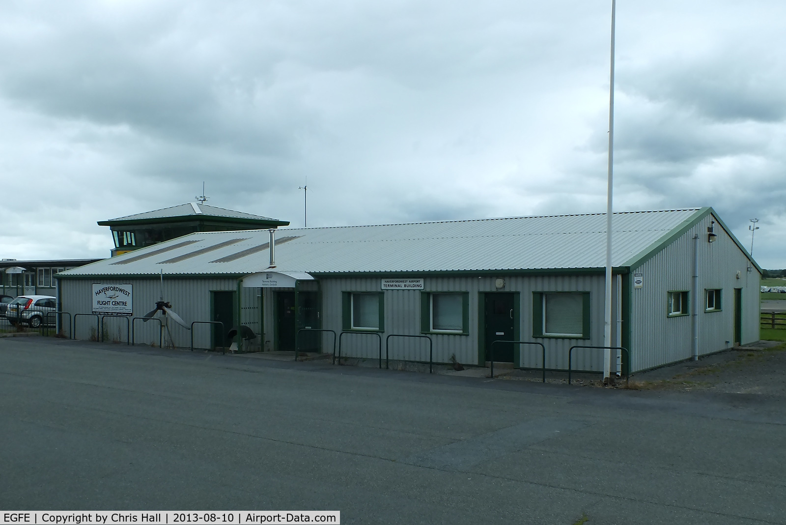 Haverfordwest Aerodrome Airport, Haverfordwest, Wales United Kingdom (EGFE) - Haverfordwest Airport Terminal Building