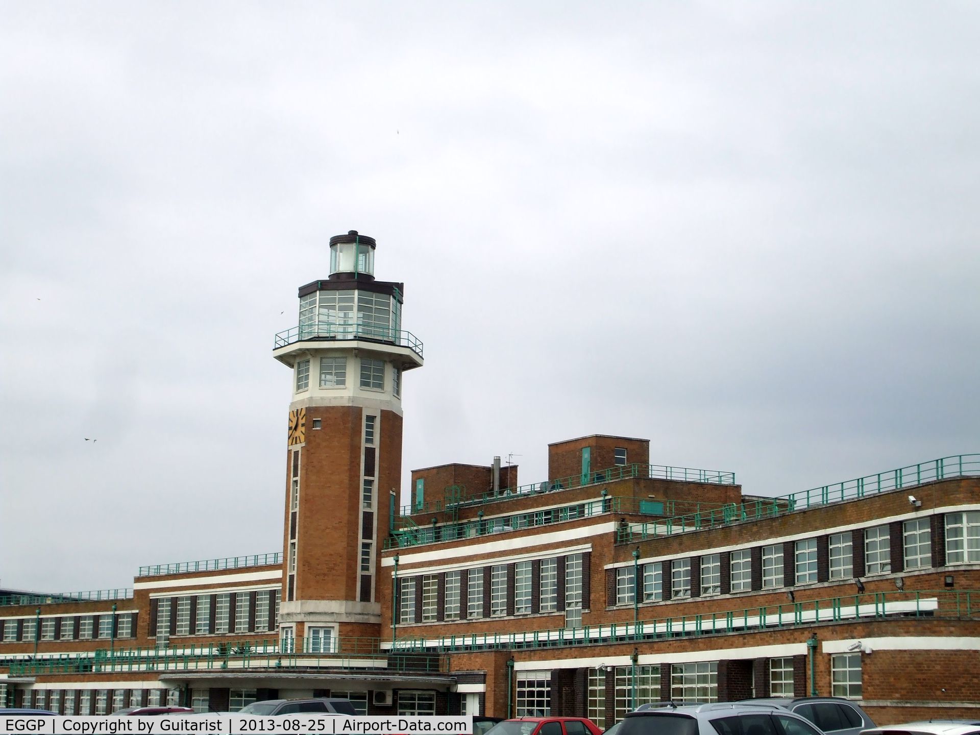 Liverpool John Lennon Airport, Liverpool, England United Kingdom (EGGP) - This is the old terminal building and tower at Liverpool Speke Airport