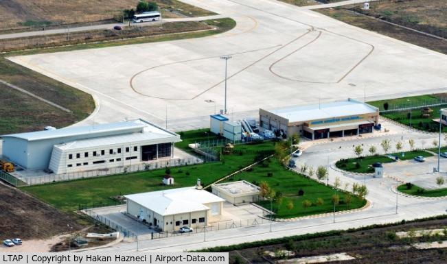 Merzifon Airport, Amasya Turkey (LTAP) - Merzifon Airport Terminal and Support Buildings