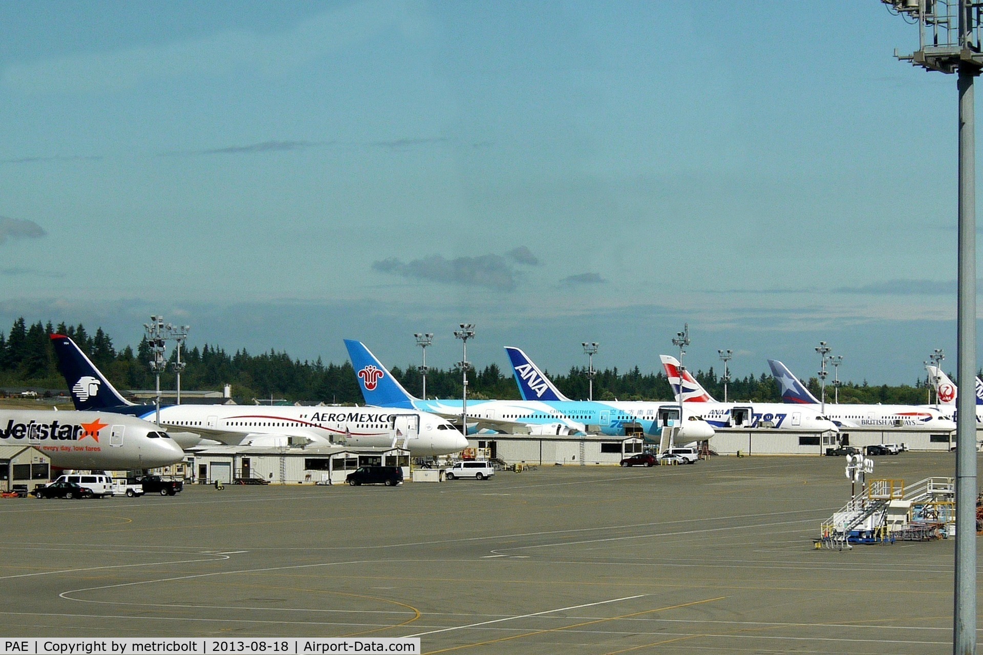 Snohomish County (paine Fld) Airport (PAE) - B787s at Paine Field
