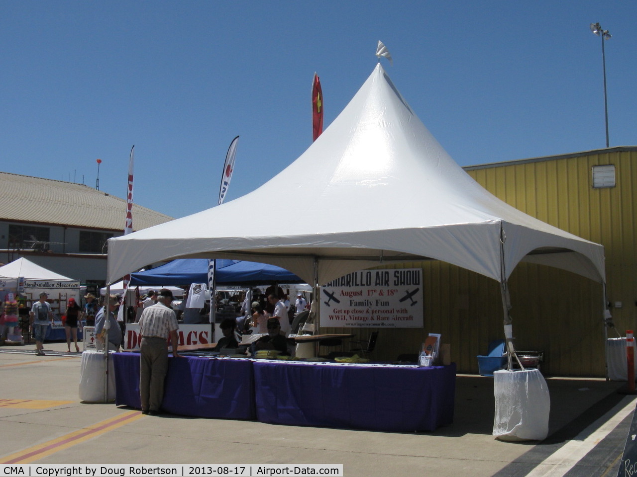 Camarillo Airport (CMA) - Wings Over Camarillo Airshow 2013, Airshow Information Booth