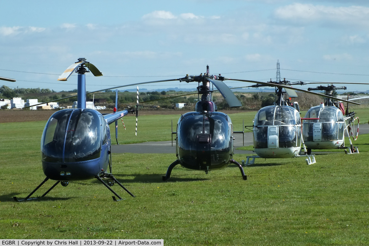 EGBR Airport - at Breighton's Heli Fly-in, 2013