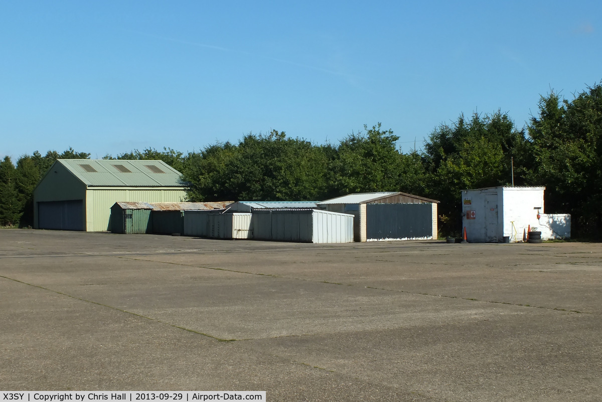 X3SY Airport - hangars at Saltby airfield