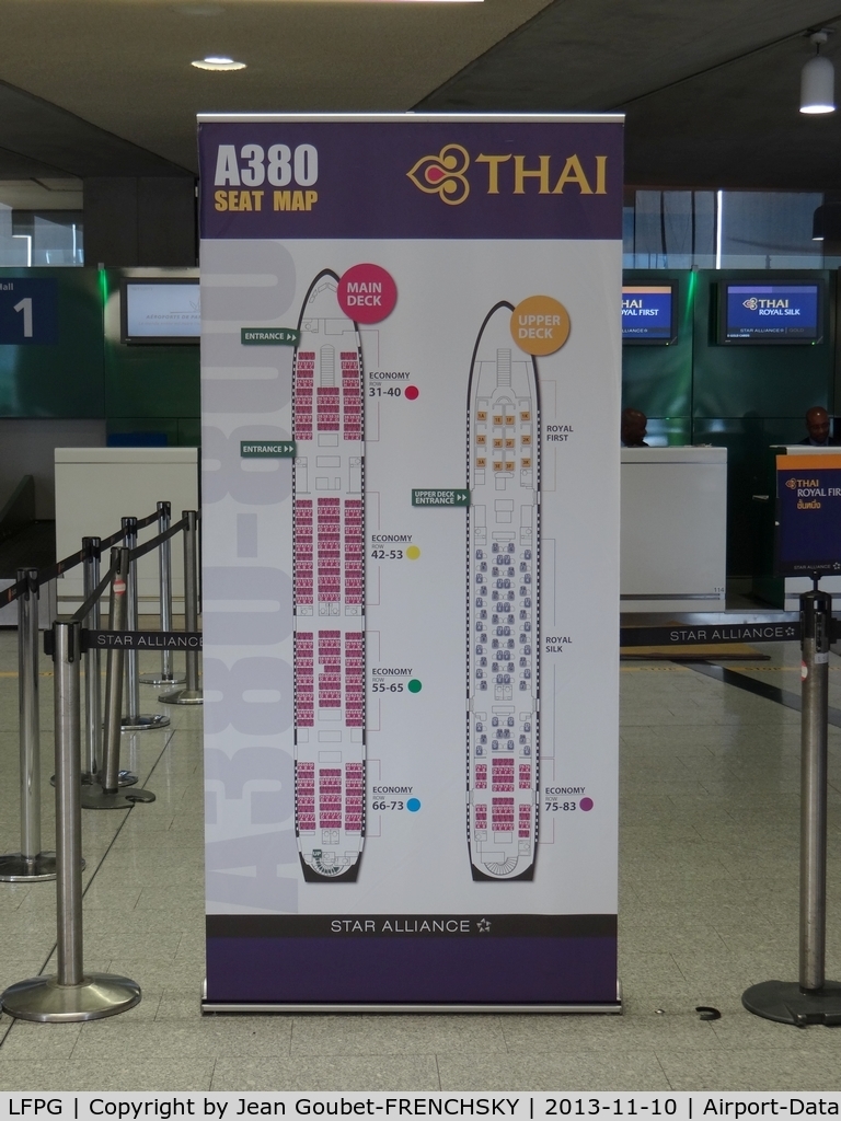 Paris Charles de Gaulle Airport (Roissy Airport), Paris France (LFPG) - Thai desk 