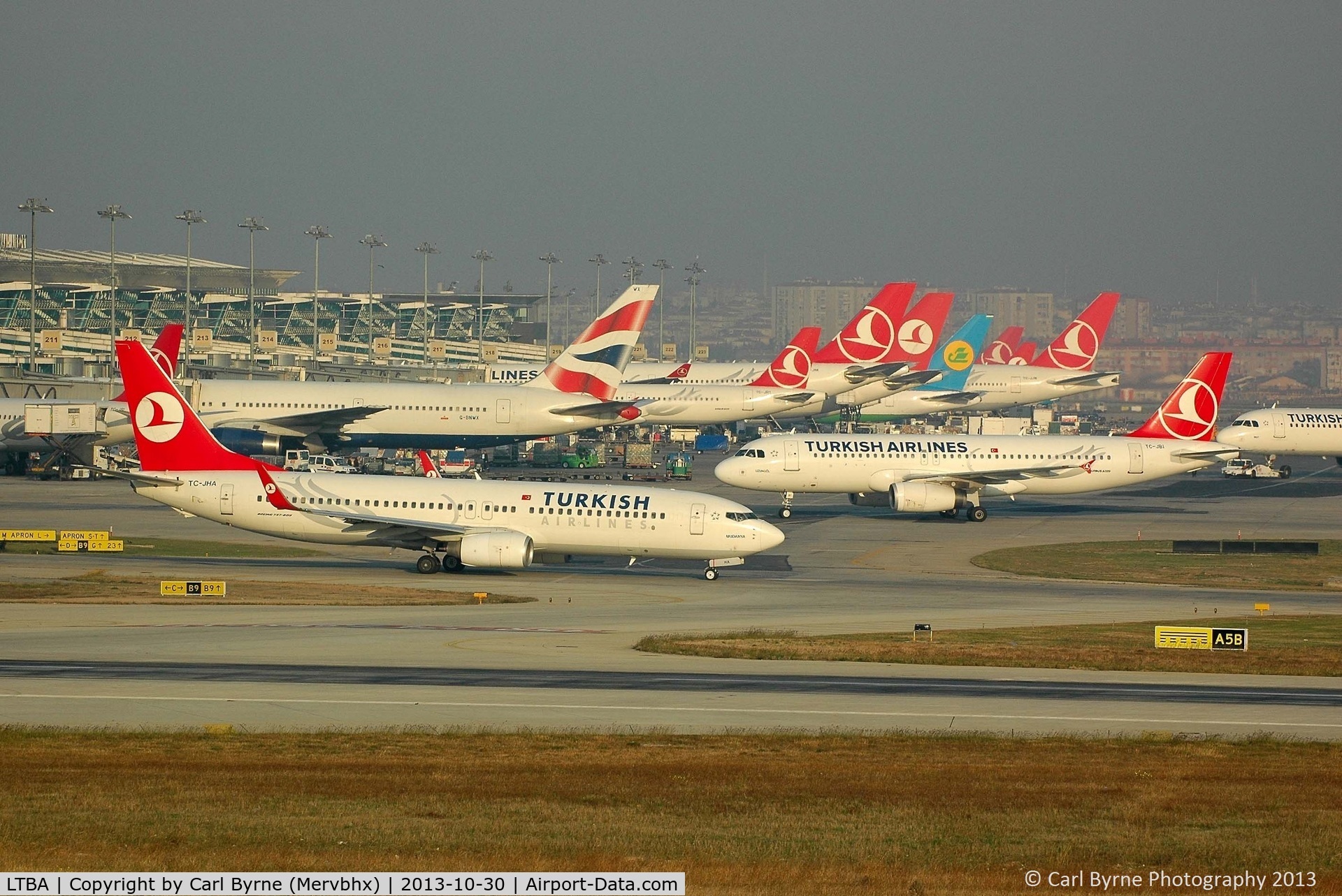 Istanbul Atatürk International Airport, Istanbul Turkey (LTBA) - Taken from the Fly Inn Shopping Mall.
