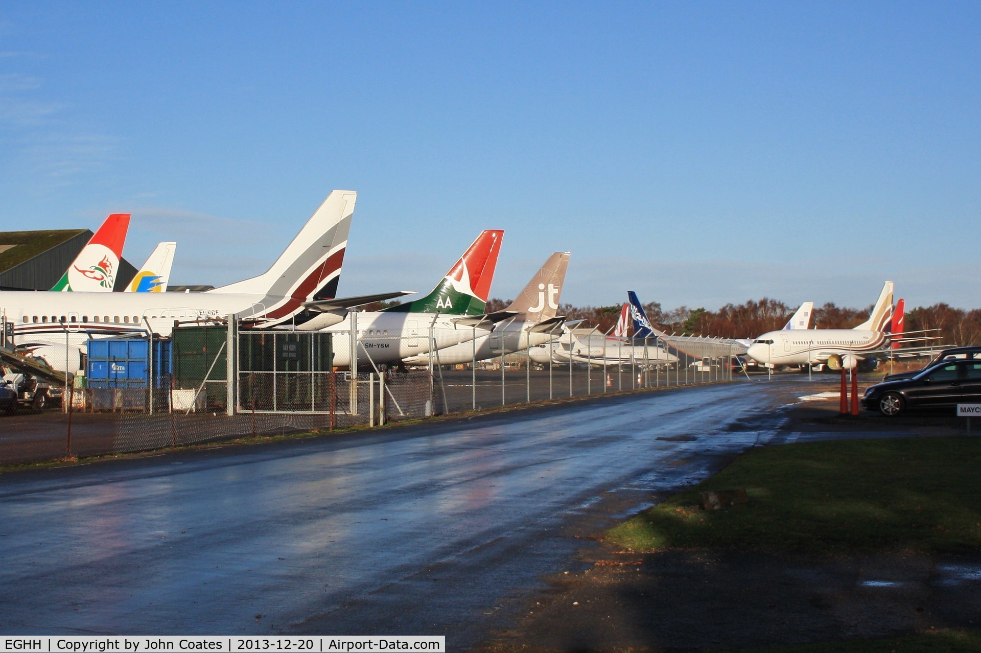 Bournemouth Airport, Bournemouth, England United Kingdom (EGHH) - B737s at European Aviation