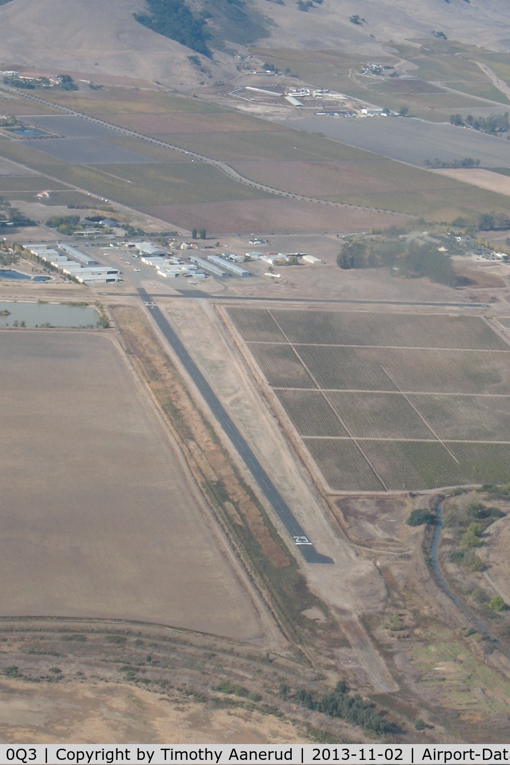 Sonoma Valley Airport (0Q3) - Somoma Valley Airport,  flying past to the north west.