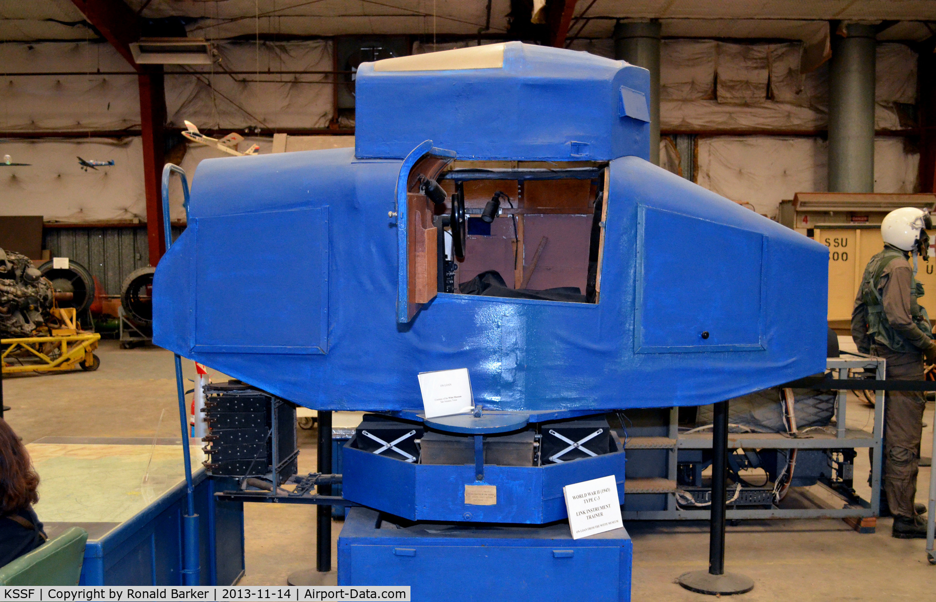 Stinson Municipal Airport (SSF) - Link trainer at the Texas Air Museum