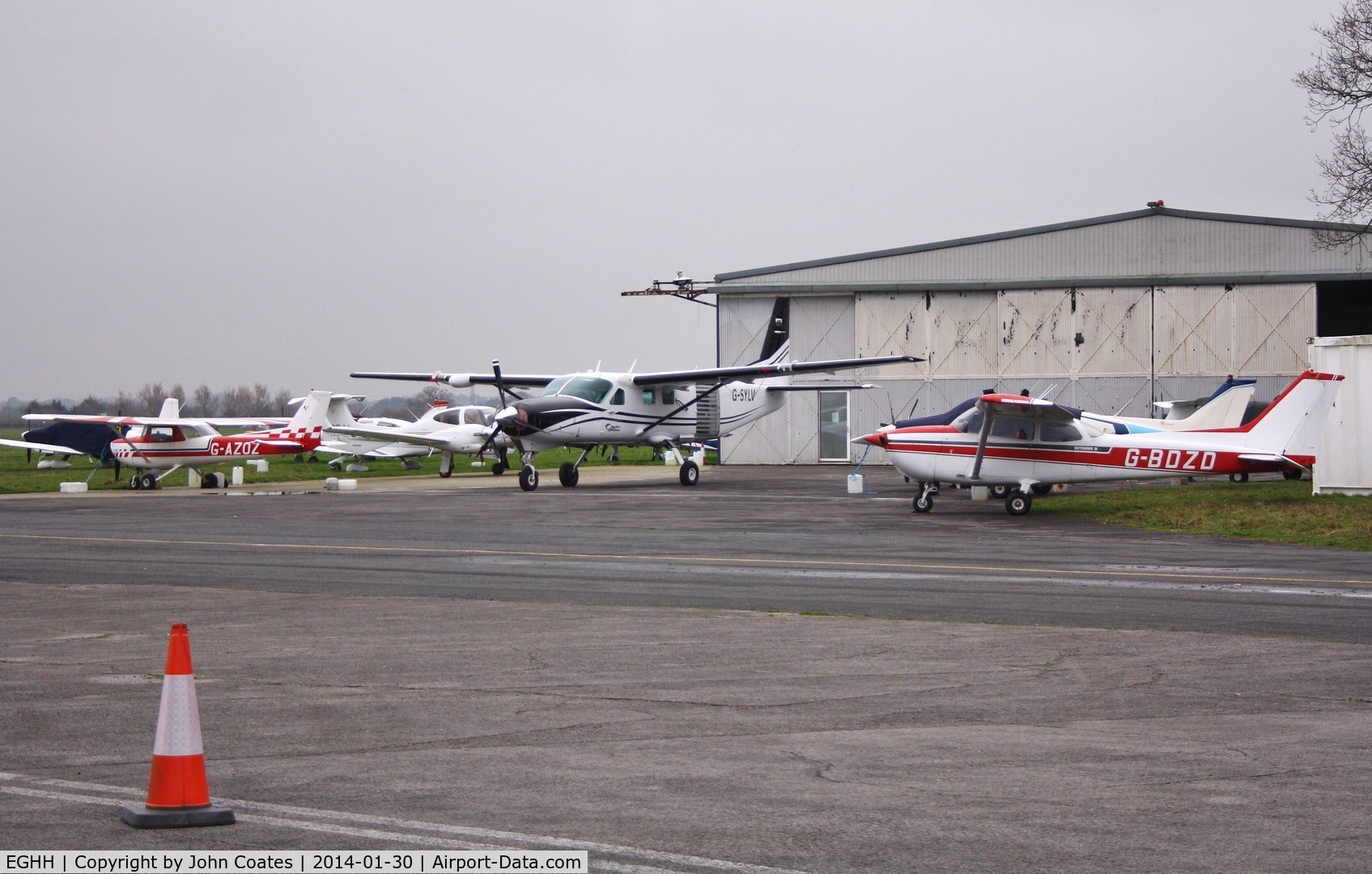 Bournemouth Airport, Bournemouth, England United Kingdom (EGHH) - Mixed bag at Worldwide apron.