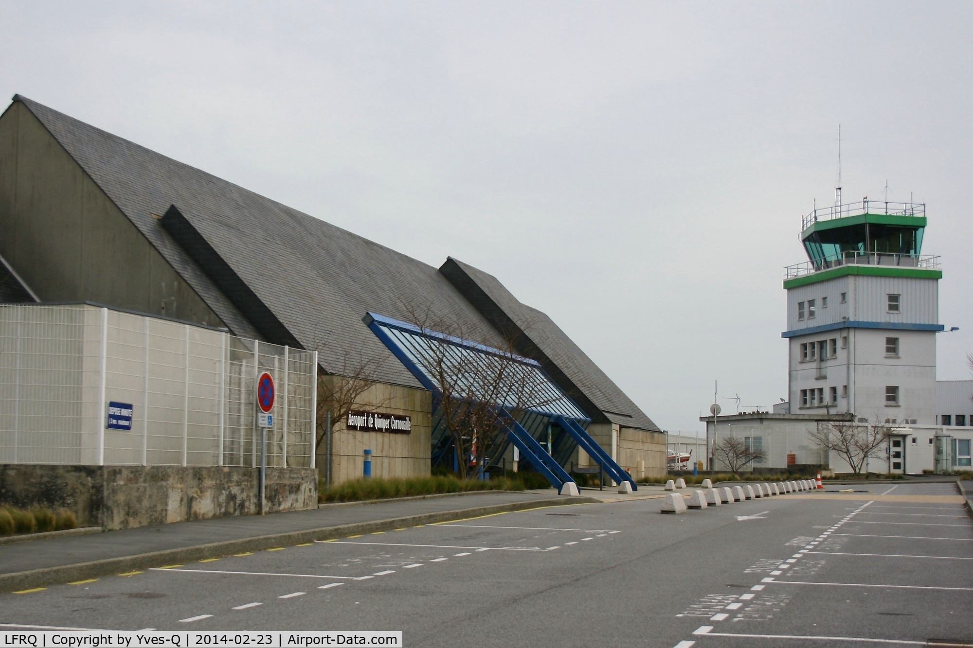 Quimper Pluguffan Airport, Quimper France (LFRQ) - Terminal and Control tower, Quimper-Cornouaille Airport (LFRQ-UIP)