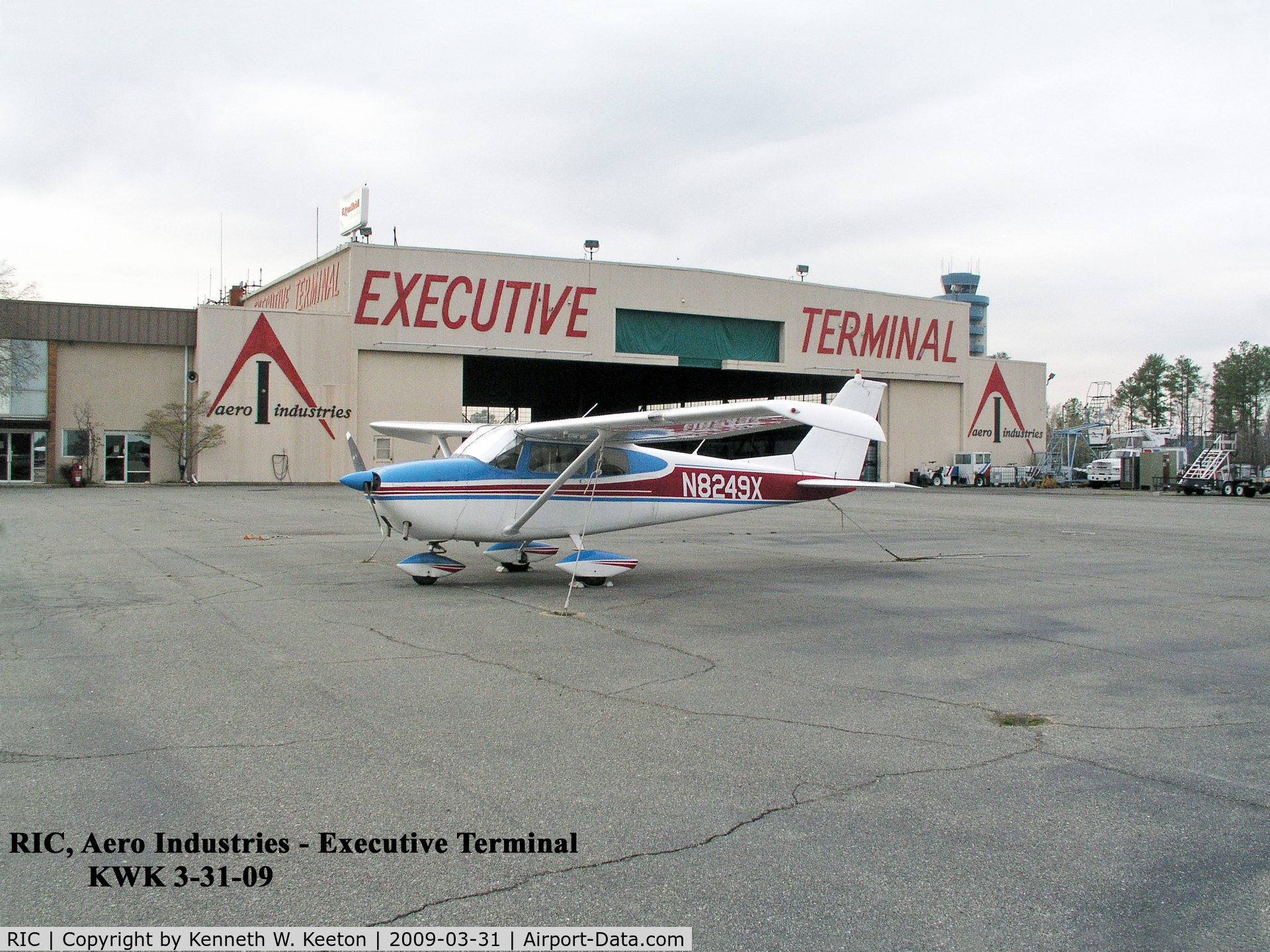 Richmond International Airport (RIC) - RIC, Aero Industries - Executive Terminal
Photo by Kenneth W. Keeton 3-31-09.