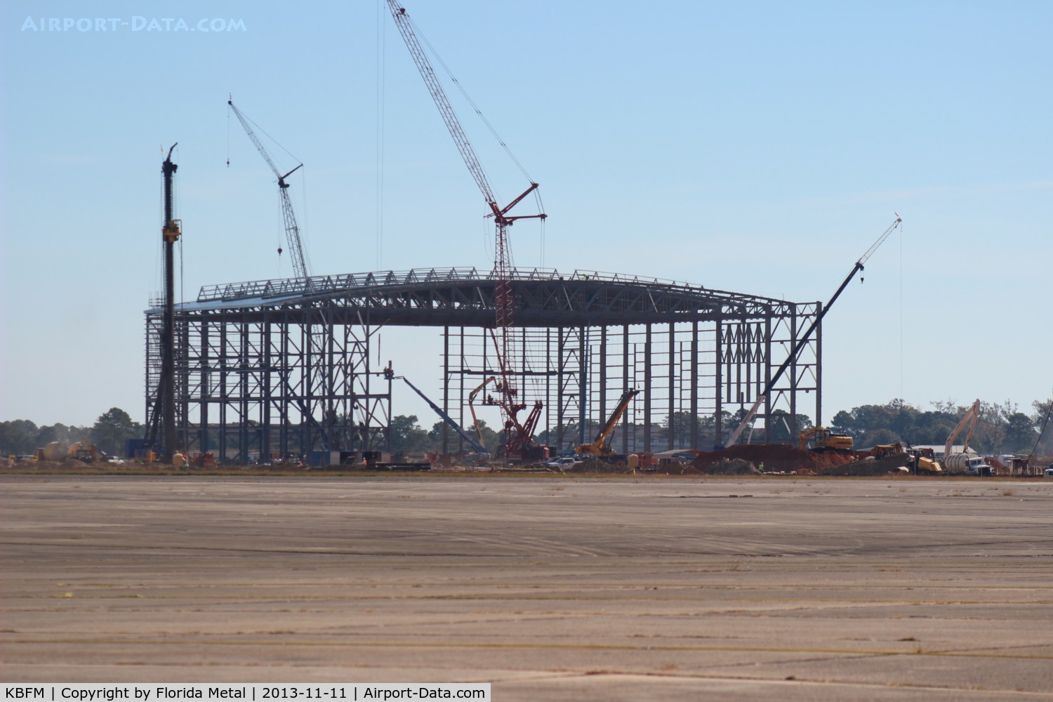 Mobile Downtown Airport (BFM) - New Airbus plant being built at the Downtown Mobile Alabama airport