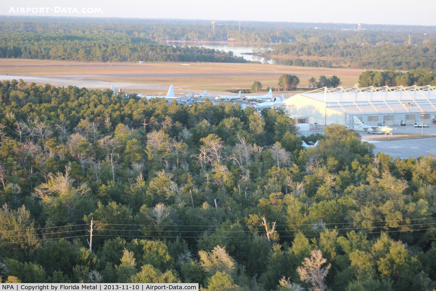 Pensacola Nas/forrest Sherman Field/ Airport (NPA) - Naval Aviation Museum from the Pensacola Lighthouse