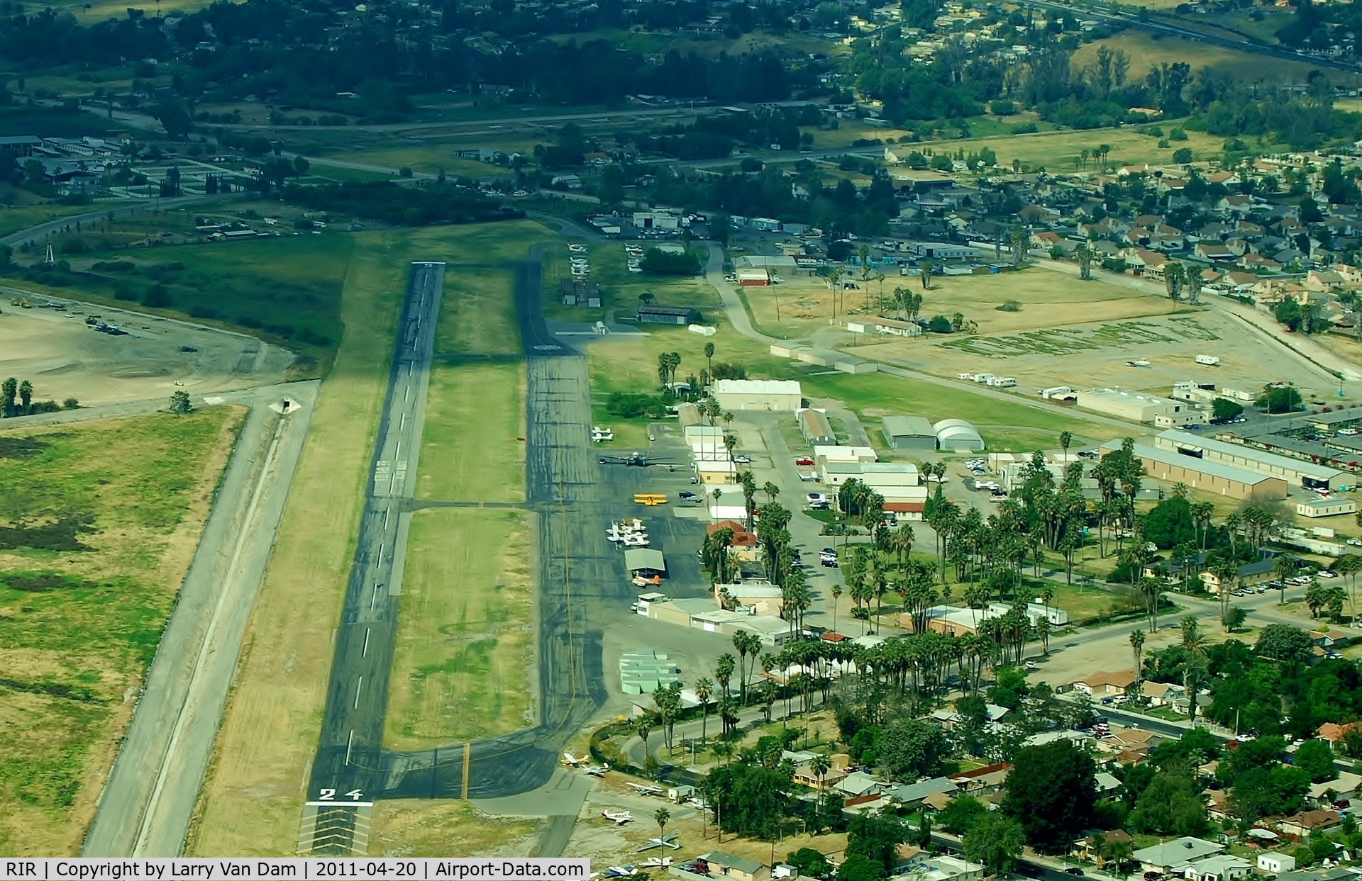 Flabob Airport (RIR) - RIR viewed westerly from 78D