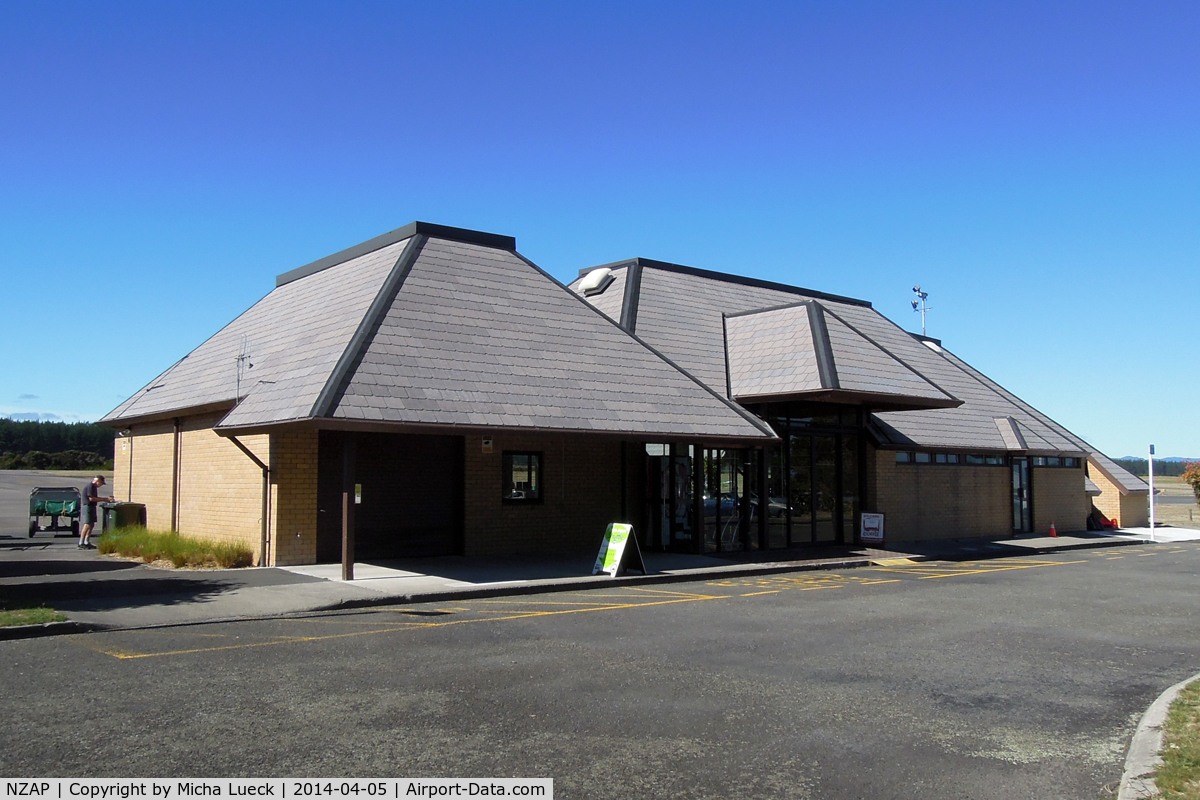 Taupo Airport, Taupo New Zealand (NZAP) - The terminal in Taupo