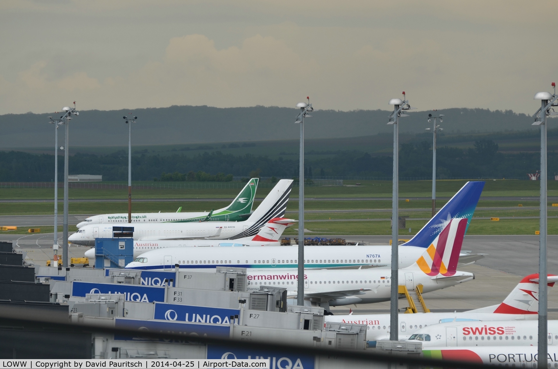 Vienna International Airport, Vienna Austria (LOWW) - Sooo many Special Visitors!