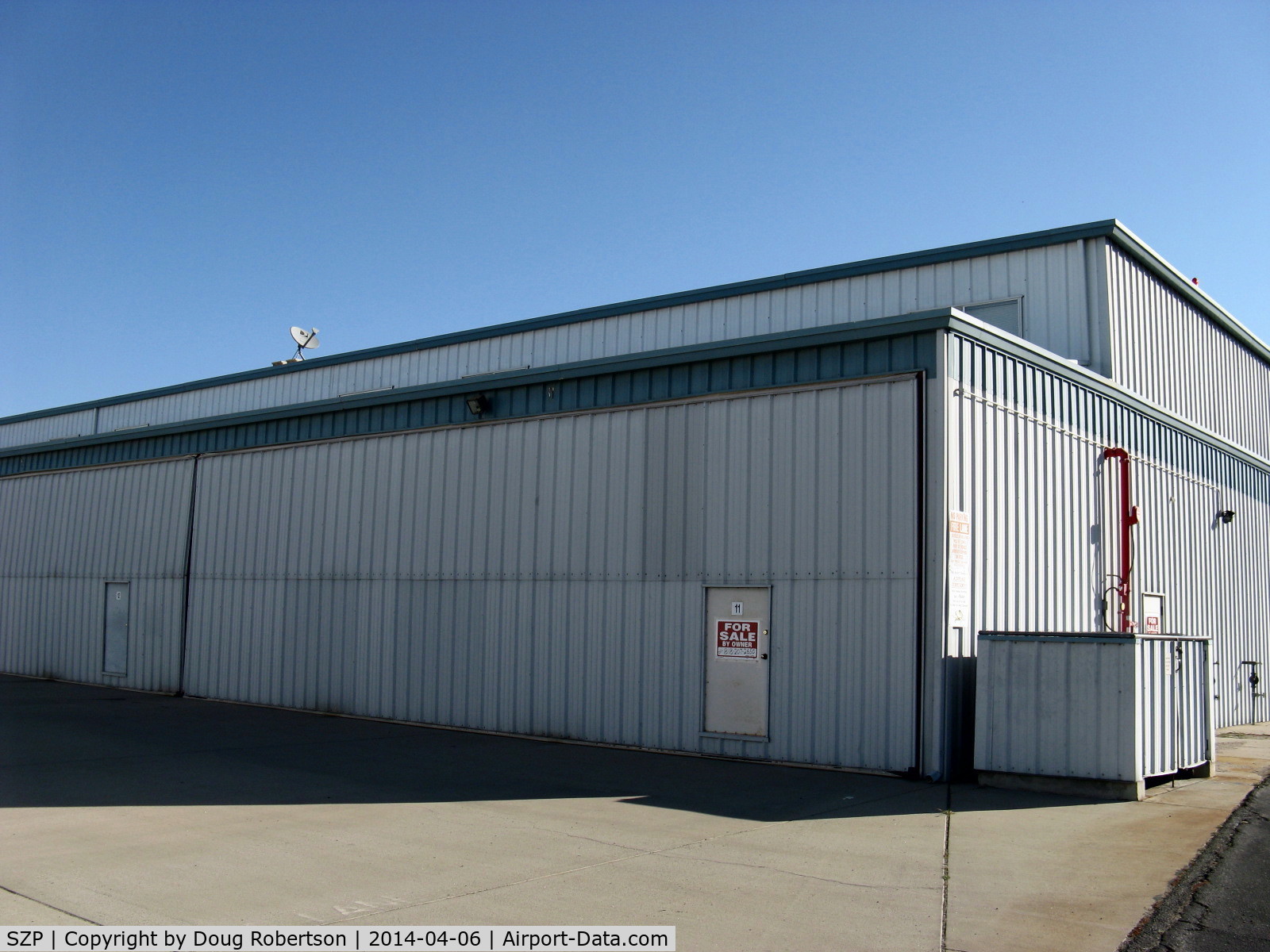 Santa Paula Airport (SZP) - 11 Vicki Cruse taxiway, Hangar FOR SALE, large with living quarters above