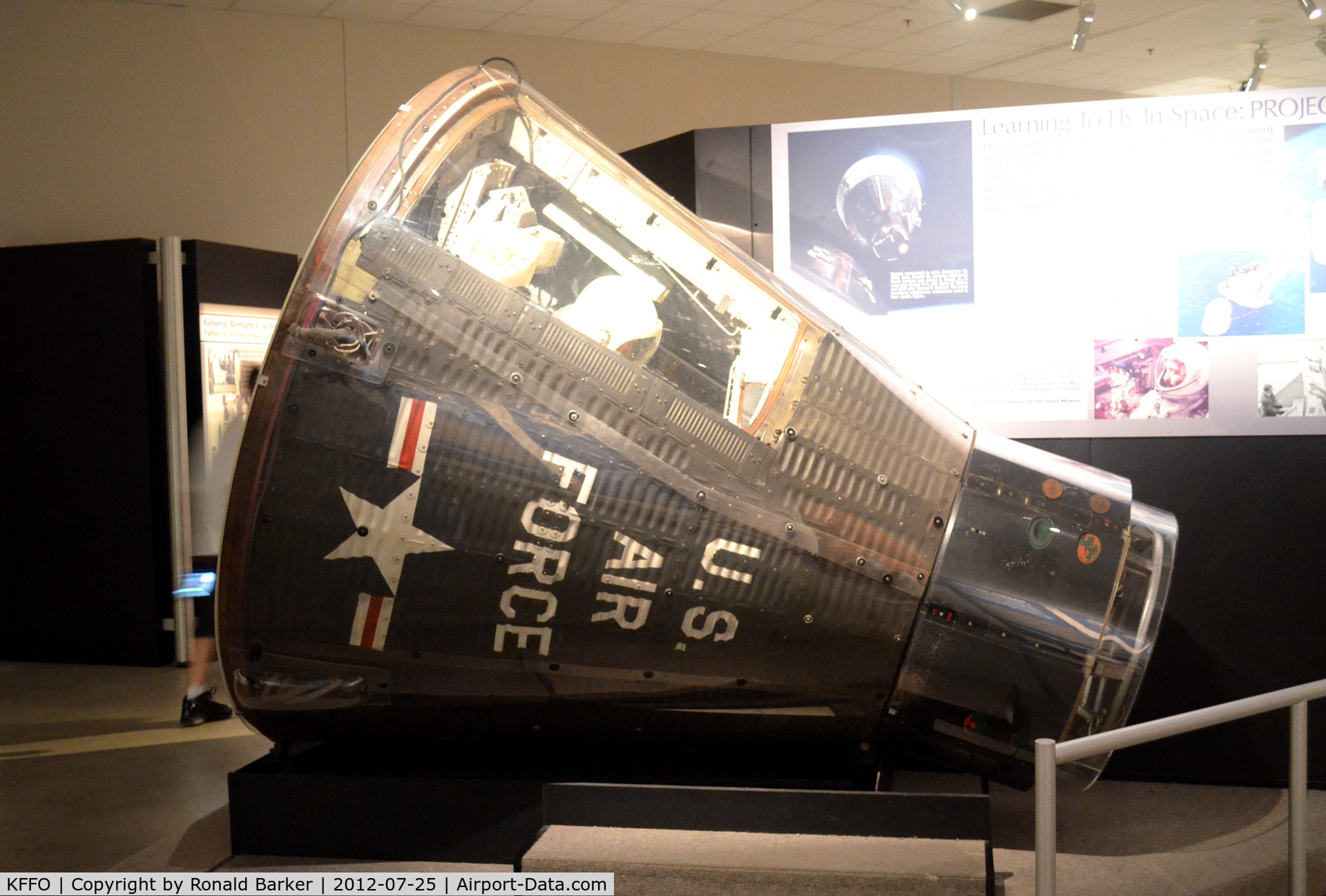 Wright-patterson Afb Airport (FFO) - Gemini capsule at the AF Museum