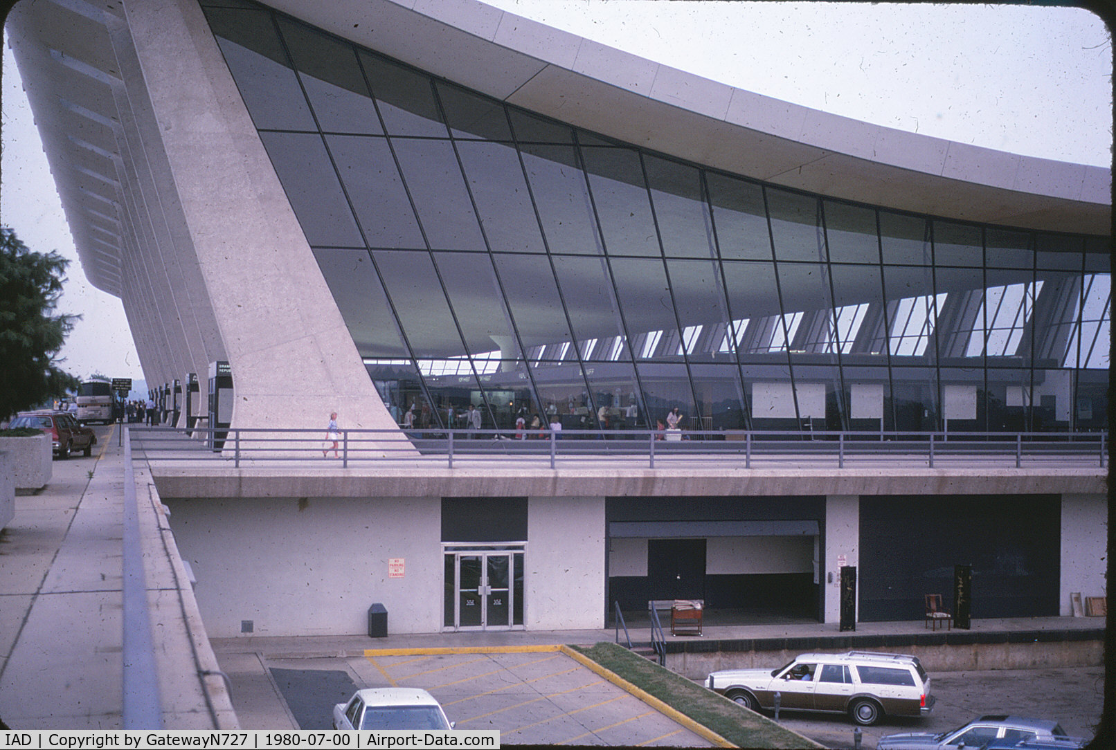 Washington Dulles International Airport (IAD) - Main terminal, July, 1980.