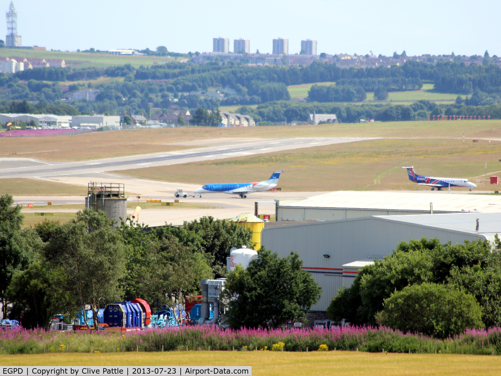 Aberdeen Airport, Aberdeen, Scotland United Kingdom (EGPD) - Airport view at EGPD Aberdeen, Scotland