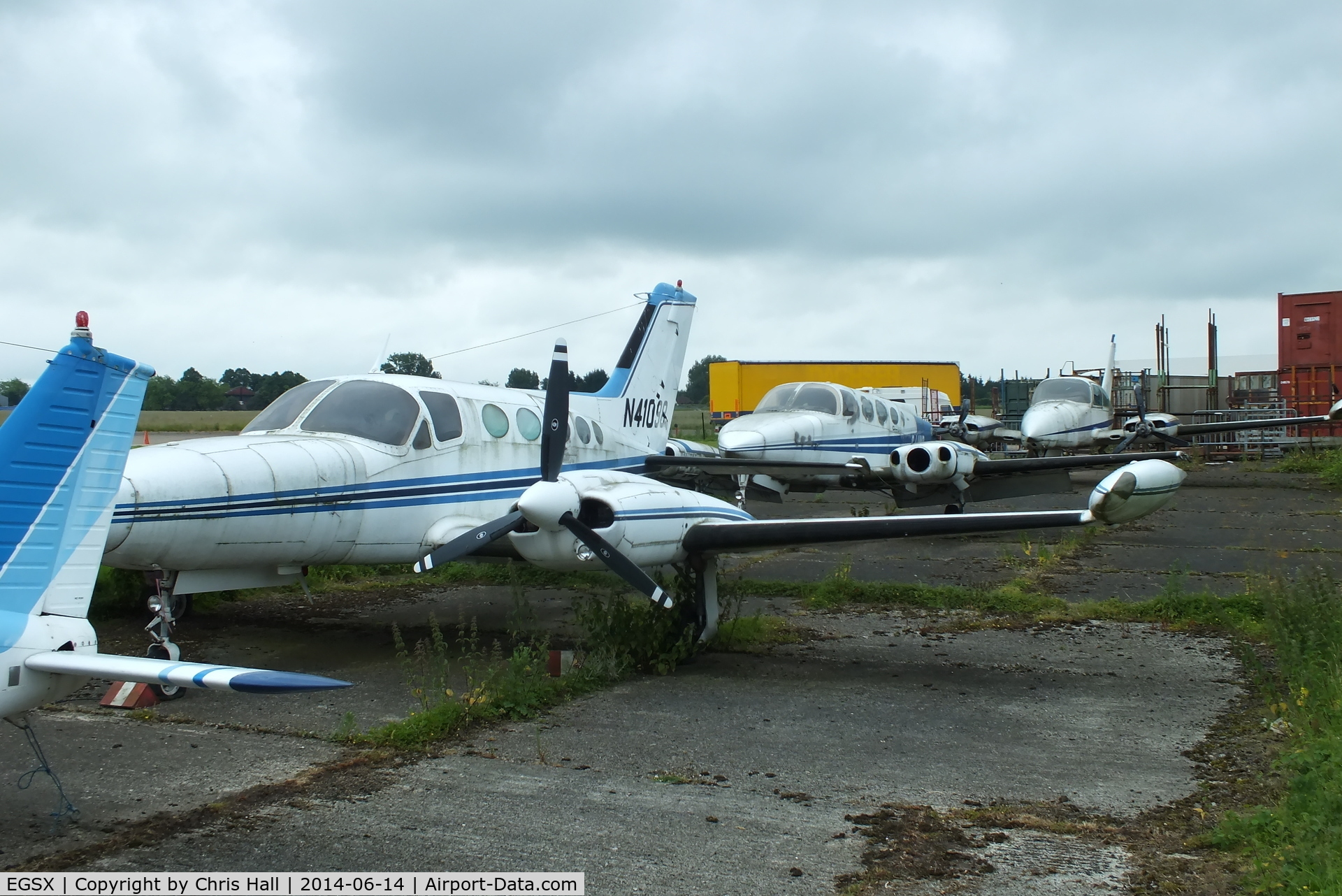 North Weald Airfield Airport, North Weald, England United Kingdom (EGSX) - the graveyard at North Weald
