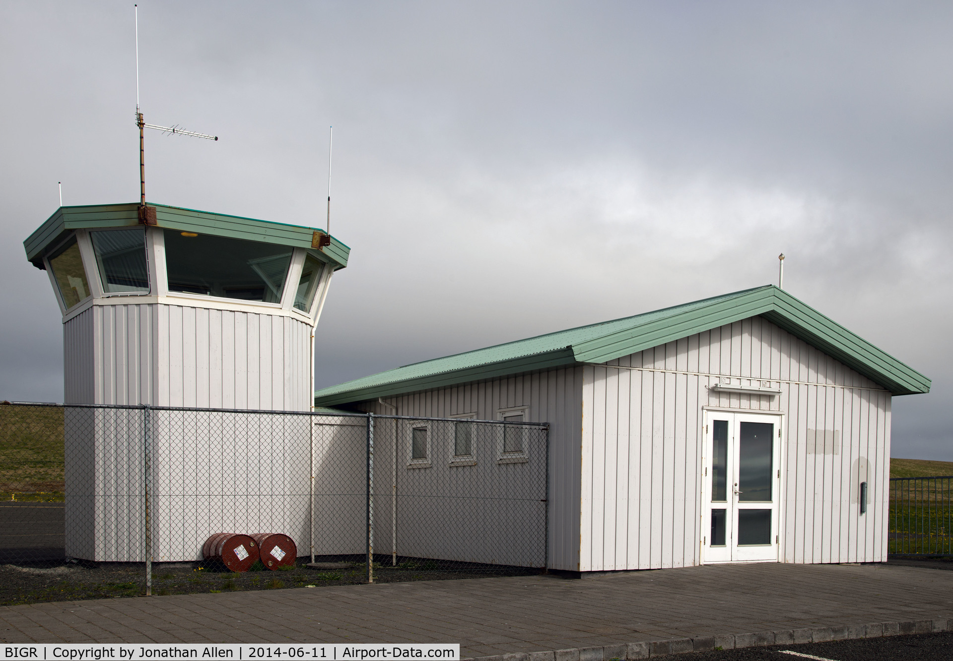 Grimsey Airport, Grimsey Iceland (BIGR) - Airport waiting room and control tower.