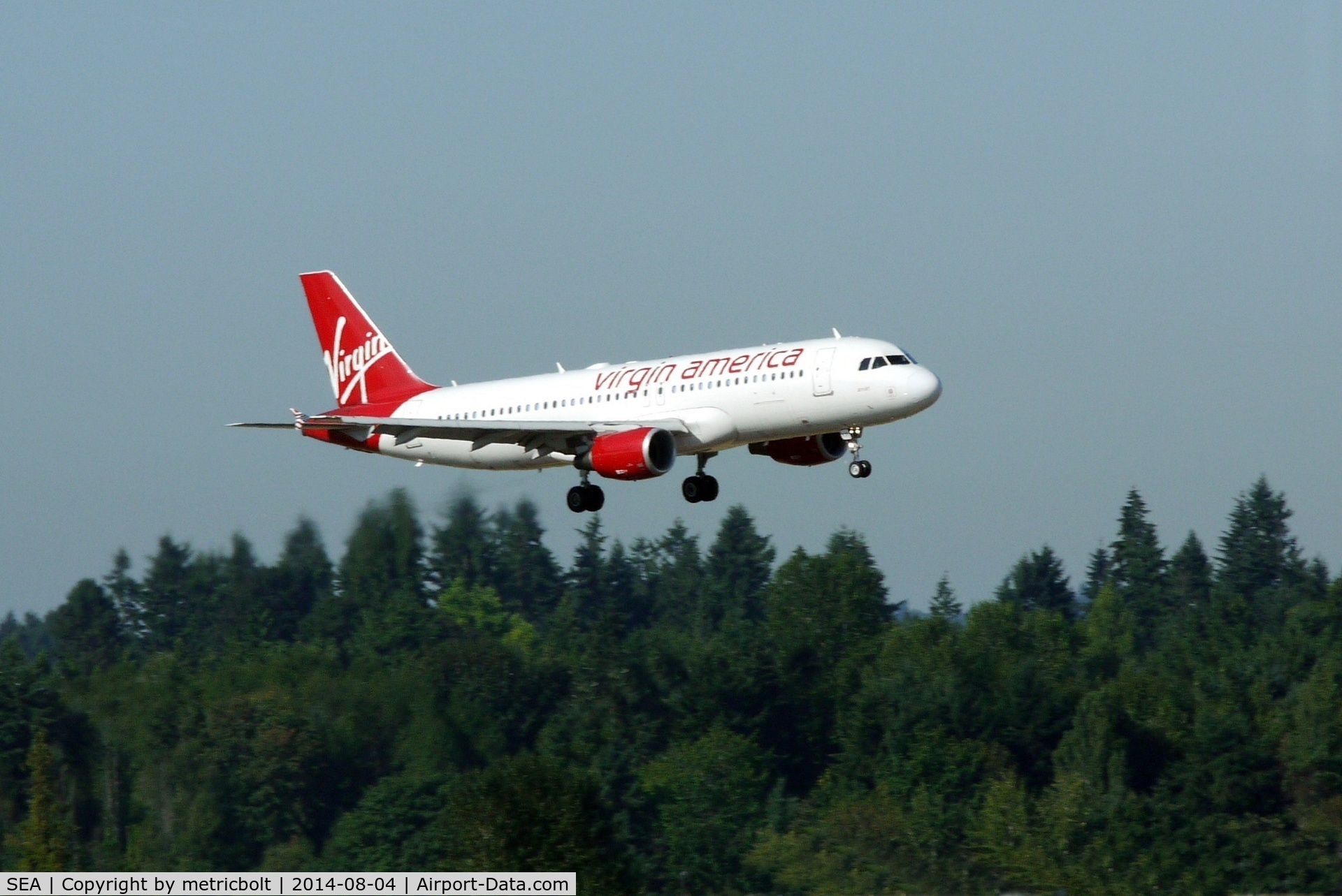 Seattle-tacoma International Airport (SEA) - Virgin America A319