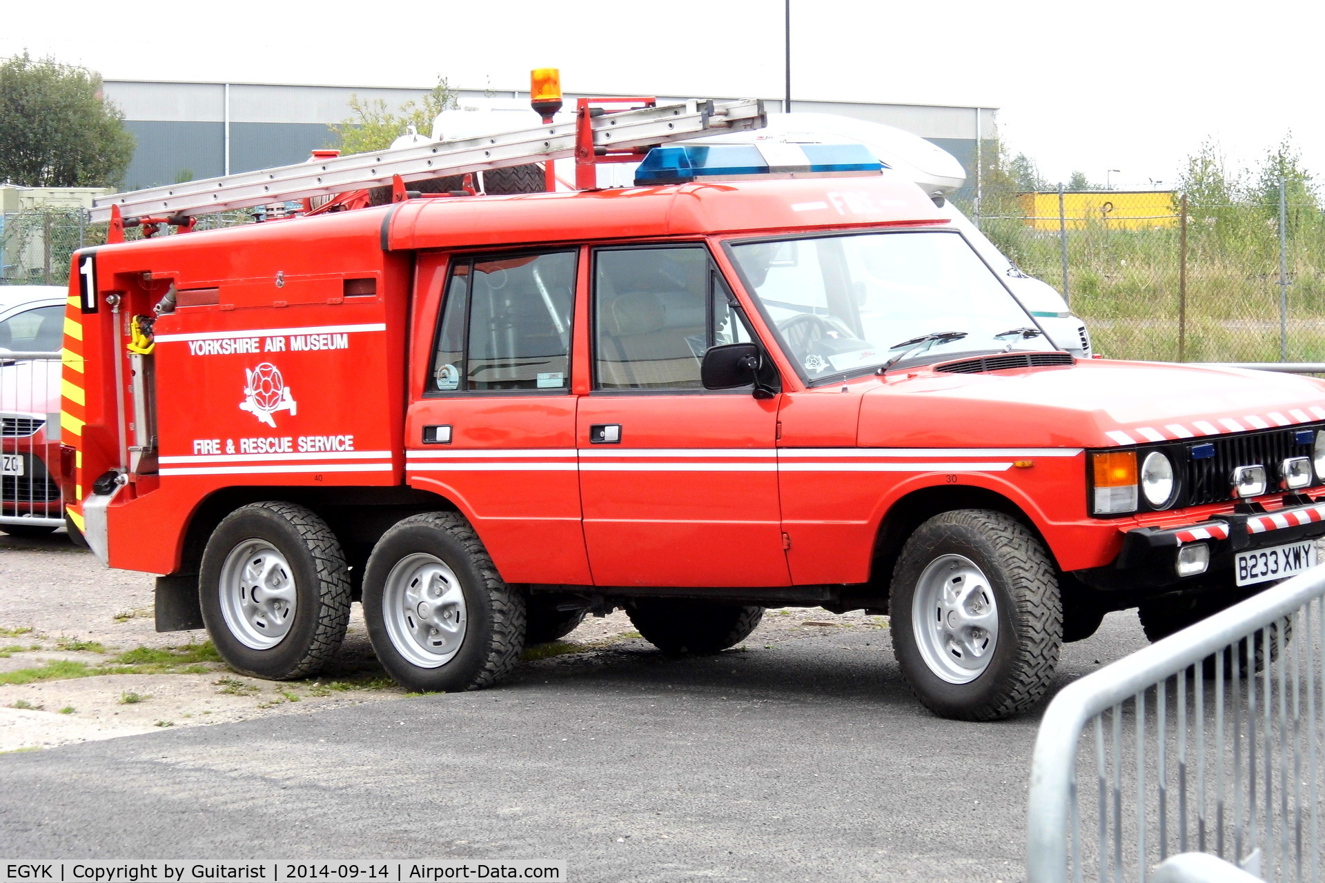 EGYK Airport - Another one of the emergency vehicles at RAF Elvington