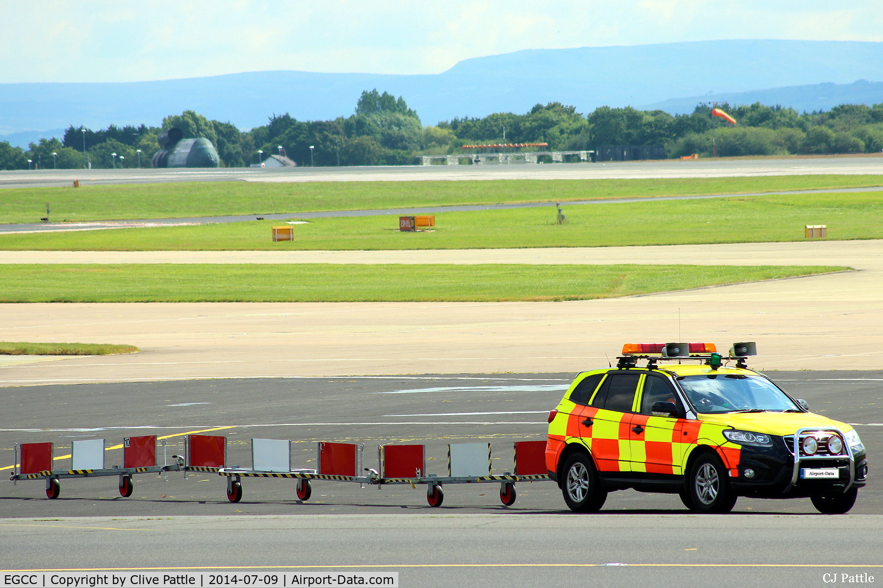 Manchester Airport, Manchester, England United Kingdom (EGCC) - Airfield Operations Vehicle at Manchester EGCC